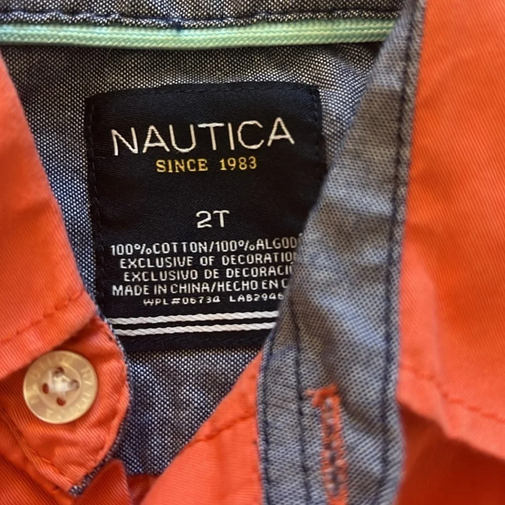 Nautica Toddler Boys Button Up Shirt |‎ 2t